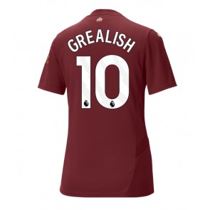 Manchester City Jack Grealish #10 Dámské Alternativní Dres 2024-25 Krátký Rukáv